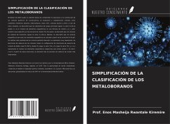 Cover SIMPLIFICACIÓN DE LA CLASIFICACIÓN DE LOS METALOBORANOS