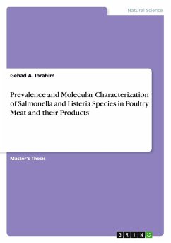 Prevalence and Molecular Characterization of Salmonella and Listeria Species in Poultry Meat and their Products