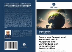 Cover Ersatz von Zement und Robosand durch Flugasche und Verwendung von mineralischen Zusatzstoffen