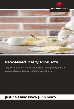 Processed Dairy Products - Chimuco, Justina Chinossoca J.