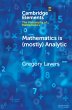 Mathematics is (mostly) Analytic - Bild 1