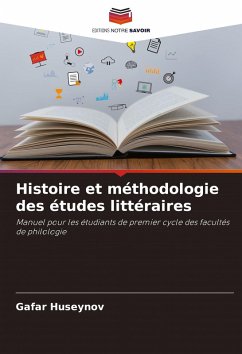 Cover Histoire et méthodologie des études littéraires