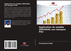 Cover Application du modèle SERVQUAL aux banques PSU