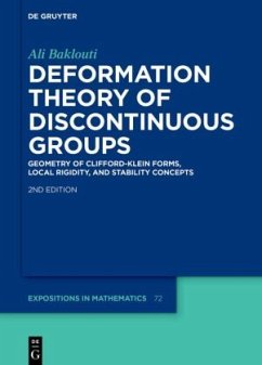 Deformation Theory of Discontinuous Groups - Baklouti, Ali Deformation Theory of Discontinuous Groups - Baklouti, Ali