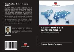 Classification de la recherche fiscale - Coletto Pohlmann, Marcelo