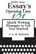 Write Your Essay's Opening Line - 101... - Bild 1