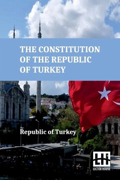 Cover The Constitution Of The Republic Of Turkey