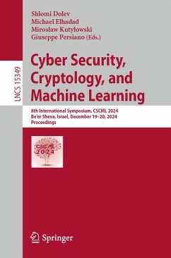 Cover Cyber Security, Cryptology, and Machine Learning (eBook, PDF)