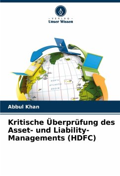 Cover Kritische Überprüfung des Asset- und Liability-Managements (HDFC)