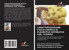 Cover CARATTERIZZAZIONE FISICO-CHIMICA DI PLEUROTUS OSTREATUS VAR. FLORIDA