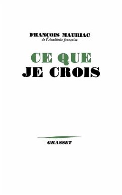 Ce que je crois Cover Ce que je crois