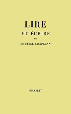 Lire et écrire - Chapelan-M