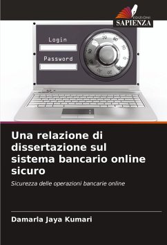 Cover Una relazione di dissertazione sul sistema bancario online sicuro