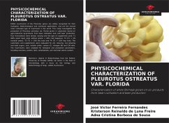 Cover PHYSICOCHEMICAL CHARACTERIZATION OF PLEUROTUS OSTREATUS VAR. FLORIDA