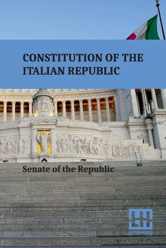 Cover Constitution Of The Italian Republic