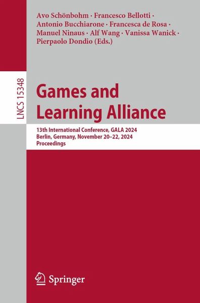 Games and Learning Alliance (eBook, PDF) Games and Learning Alliance (eBook, PDF)