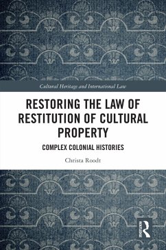 Cover Restoring the Law of Restitution of Cultural Property (eBook, PDF)