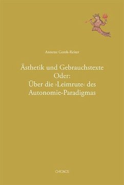 Cover Ästhetik und Gebrauchstexte