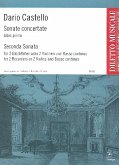 Seconda Sonate für 2 Blockflöten (2 Violinen) und Bc Sonate concertate libro primo