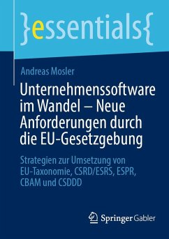 Cover Unternehmenssoftware im Wandel - Neue Anforderungen durch die EU-Gesetzgebung (eBook, PDF)