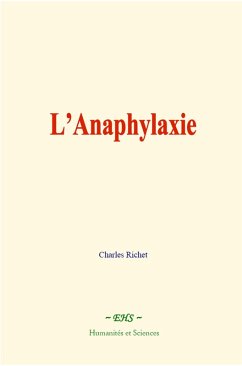 Cover L'Anaphylaxie (eBook, ePUB)