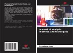 Manual of analysis methods and techniques