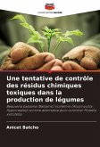 Une tentative de contrôle des résidus chimiques toxiques dans la production de légumes