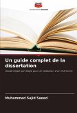 Un guide complet de la dissertation Un guide complet de la dissertation