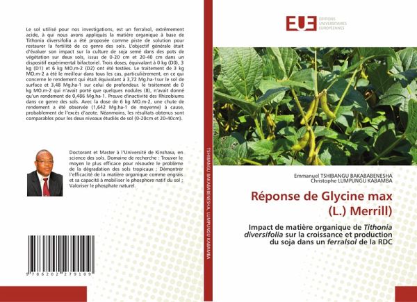 Réponse de Glycine max (L.) Merrill) Réponse de Glycine max (L.) Merrill)