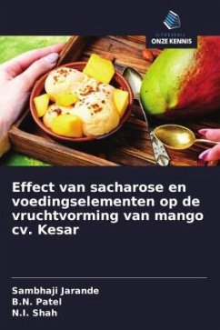 Cover Effect van sacharose en voedingselementen op de vruchtvorming van mango cv. Kesar