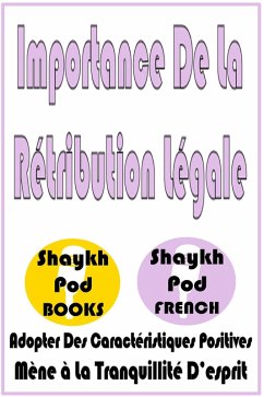 Cover Importance De La Rétribution Légale (eBook, ePUB)