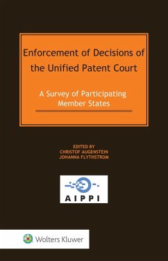 Cover Enforcement of Decisions of the Unified Patent Court (eBook, ePUB)
