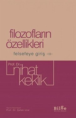 Cover Filozoflarin Özellikleri - Felsefeye Giris 2