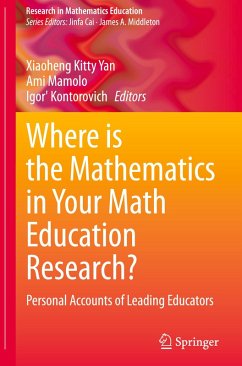 Cover Where is the Mathematics in Your Math Education Research?
