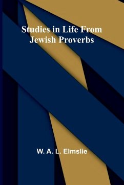 Studies in Life from Jewish Proverbs Cover Studies in Life from Jewish Proverbs