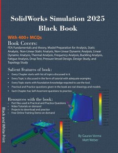 Cover SolidWorks Simulation 2025 Black Book