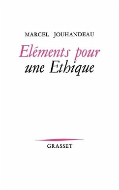 Cover Éléments pour un éthique