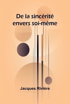 Cover De la sincérité envers soi-même