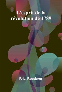Cover L'esprit de la révolution de 1789