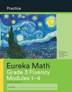 Cover Eureka Math Grade 3 Fluency Practice Workbook #1 (Modules 1-4)