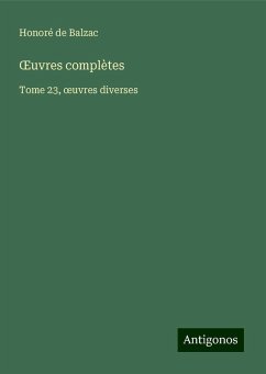 ¿uvres complètes - Balzac, Honoré de