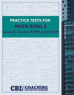 Practice Tests for CASAS Math GOAL 2 Level E, Forms 929M and 930M - Coaching For Better Learning