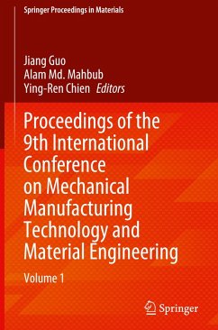 Proceedings of the 9th International Conference on Mechanical Manufacturing Technology and Material Engineering
