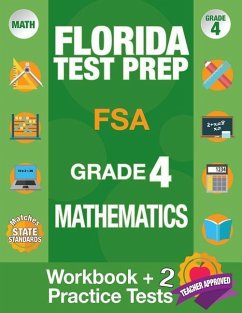 Cover Florida Test Prep FSA Grade 4 Mathematics