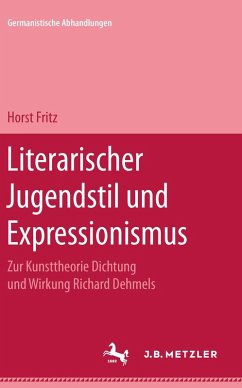 Cover Literarischer Jugendstil und Expressionismus (eBook, PDF)