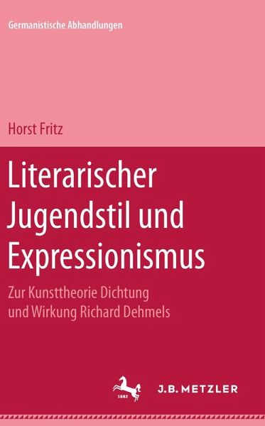 Literarischer Jugendstil und Expressionismus (eBook, PDF)