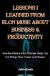 LESSONS I LEARNED FROM ELON MUSK ABOUT... - Bild 1
