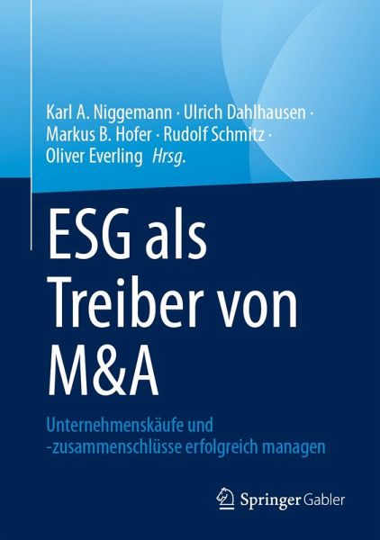 ESG als Treiber von M&A (eBook, PDF) ESG als Treiber von M&A (eBook, PDF)