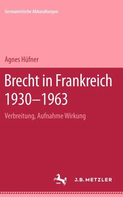 Cover Brecht in Frankreich 1930-1963 (eBook, PDF)