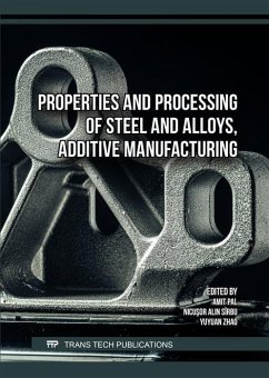 Cover Properties and Processing of Steel and Alloys, Additive Manufacturing (eBook, PDF)